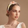 Unique Bargains Girl's Elegant Flower Headwraps 13.19"x2.17" 1 Pc - 2 of 3