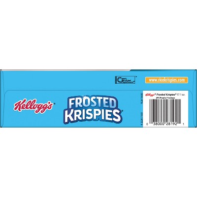 Kellogg's Frosted Rice Krispies Family Size Breakfast Cereal - 17.1oz