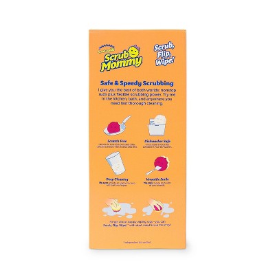Scrub Daddy Dual-Sided Scrubber Sponge - 4ct