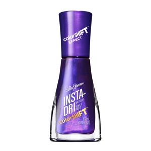 ネイルカラー★255★スモークバイオレット★マニキュア★超速乾★ Sally Hansen Insta-Dri Nail Polish - Turn the Violet Up - 0.31 fl