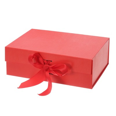 Unique Bargains Collapsible Paper Magnetic Closure Ribbon Gift Box for ...