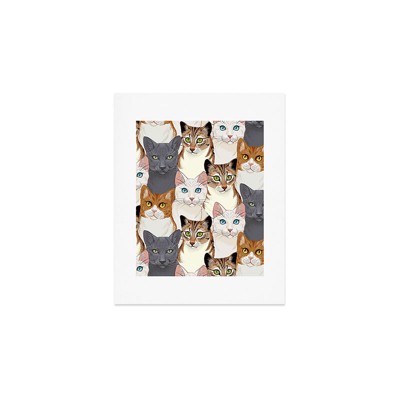 Avenie Cat Portraits 8" x 10" Art Print - Society6