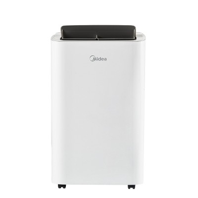 Midea 8,000 BTU White Portable Air Conditioner with Smart Features