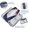 Fmeida Large Pencil Case 3 Compartments Pencil Pouch Big Capacity Pencil Bag for Kids Teen Girls Boys Student School Black - 3 of 4