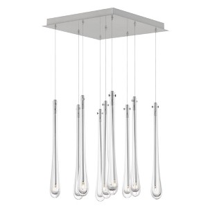 ET2 Lighting Stillo 9 - Light Pendant in  Satin Nickel - 1 of 4