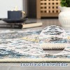 TackView Machine Washable Area Rug, Non-Slip Backing, Low Pile Faux Wool Accent Carpet, Vintage Rugs for Living Room, Bedroom - 4 of 4
