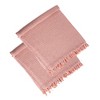 CAVINAS 50x60" Decorative Throw Blanket,Cotton Bed Blanket with Tassels for Bedroom,2 Pack - 3 of 4