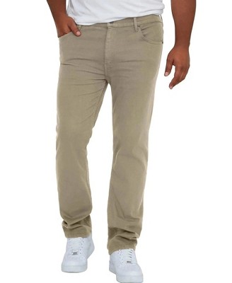 Mvp Collections Men's Big And Tall Straight Fit Jeans - Camel - 50x32 ...
