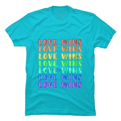 Adult Design By Humans Humans Love Wins Pride Repeat By CNTT668 T-Shirt