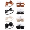 Hudson Baby Infant Girl 16Pc Headband and Socks Giftset, Classic Neutrals, One Size - 2 of 2