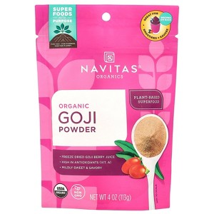 Navitas Organics Organic Goji Powder, 4 oz (113 g) - 1 of 2
