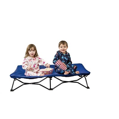 children's cot with sleeping bag