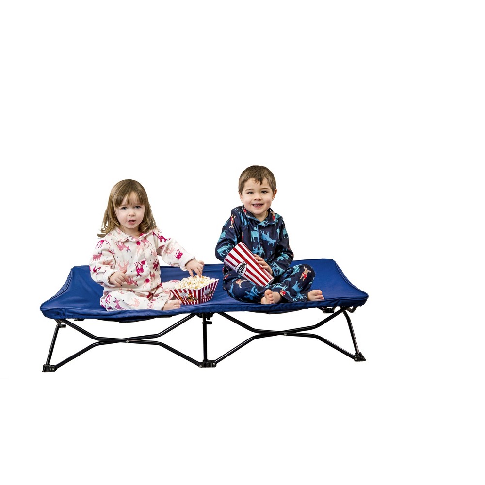 Regalo My Cot® Portable Toddler Bed, Royal Blue, Includes Fitted Sheet