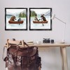 Stupell Industries Woodland Animals on Canoes, 25" x 25" - 2 of 4
