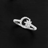 RS Pure by Ross-Simons 0.10 ct. t.w. Diamond Moon and Star Ring in Sterling Silver - 3 of 4