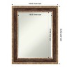 Amanti Art Ridge Beveled Framed Bathroom Vanity Wall Mirror - 3 of 4