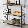 Yaheetech 63″ H Kitchen Baker’s Racks with 2 AC Outlets, 4-Tier Microwave Oven Stand - 4 of 4