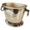 Aluminum Wine Cooler 9.5"H – Handcrafted Ice Bucket with Engraved Grand Cru Logo By Old Modern Handicrafts - 2 of 4