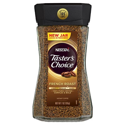 Nescafe Taster's Choice Instant Coffee, French Medium Roast - 7oz