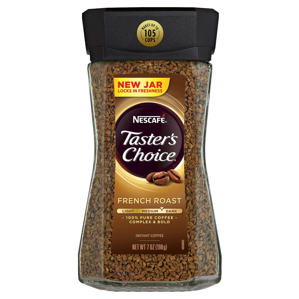 Photos - Coffee Nescafe Taster's Choice Instant , French Medium Roast - 7oz 
