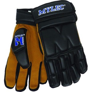 Mylec MK3 Player Street & Roller Hockey Gloves, Adjustable Wrist Roll, Velcro Closure, Vinyl Acetate with Rugged Nash Palm & Soft Foam Inside – 1 Pair - 1 of 2