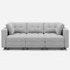 Belffin 6 Seats + 7 Sides Modular Weave Sleeper Sofa with Storage Seat - 4 of 4