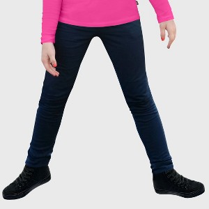 City Threads USA-Made Girls Soft Fleece Comfortable & Stylish Stretch Leggings for Toddlers/Kids - 1 of 4