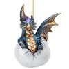 Design Toscano Hard Boiled Dragon Hatchling Holiday Ornament - 3 of 4