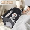 JOYMOR 5 in 1 Pack and Play with Bassinet, Diaper Changing Table for Newborn Infant, Portable Baby Playpen for Babies and Toddlers - 3 of 4