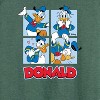 Women's - Disney - Donald Duck Grid Lightweight French Terry Wide Neck Long Sleeve Shirt - 2 of 4