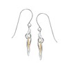 Silpada 'Marbella' Two-Tone Disc Drop Earrings in Sterling Silver and Gold-Plating - 3 of 4