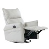 PU Rocking Recliner, 360-degree Rotating & Sliding Baby Rocking Chair, Modern Small Rocking & Rotating Recliner For Bedroom - 3 of 4
