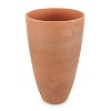 Algreen 43729 Acerra Weather Resistant Recycled Composite Vase Planter Pot 12 x 12 x 20 Inches, Rust (2 Pack) - image 2 of 4