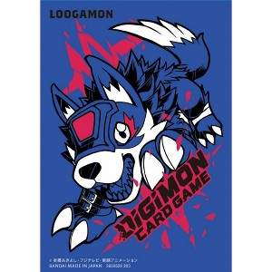 Bandai Digimon Trading Card Supplies - Deck Sleeves - LOOGAMON (60 Sleeves) - 1 of 1