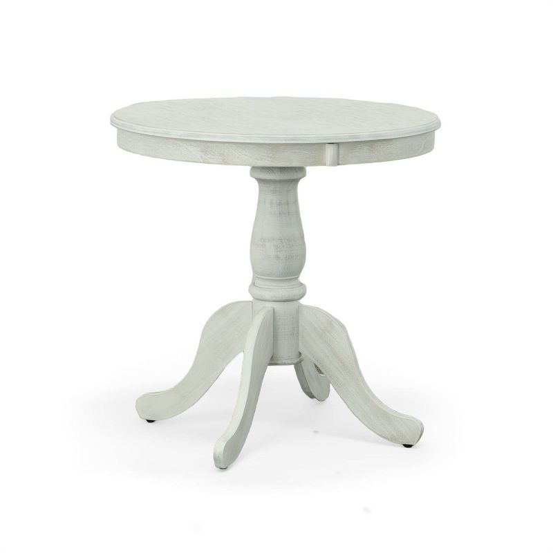30&#34; Salem Round Pedestal Dining Table Whitewash - Carolina Chair &#38; Table, 2 of 4