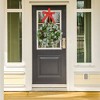 Unique Bargains Christmas Artificial Flower Wreaths with Berries for Front Door and Home Decor - 4 of 4
