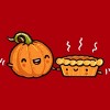 Junior's Design By Humans Pumpkin & Pie By walmazan T-Shirt - 2 of 3