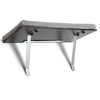 Cat Window Perch, Cat Window Bed With Velvet Detachable Cushion, Nylon Buckle Support Legs, 22 Pounds Load Capacity - 4 of 4