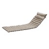 PAGED 2-Piece Polyester Patio Chaise Lounge Cushion Replacement,Patio Cushion with High Resilience Sponge for Poolside,Backyard - 4 of 4