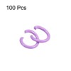 Unique Bargains Carbon Steel DIY Crafts Jewelry Making Open Connector Jump Rings 100 Pcs - 3 of 4