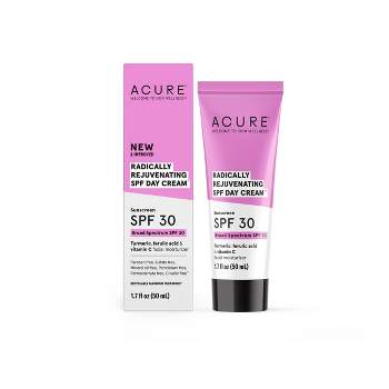 Acure Radically Rejuvenating Day Face Cream - SPF30 - 1.7 fl oz
