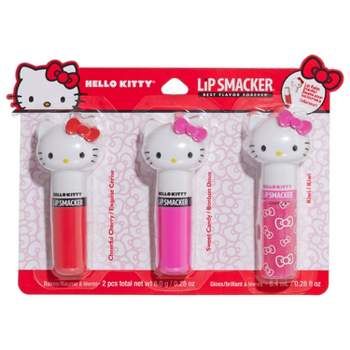 Lip Smacker Hello Kitty Lip Makeup - Lippy Pal - 0.56oz/3pk