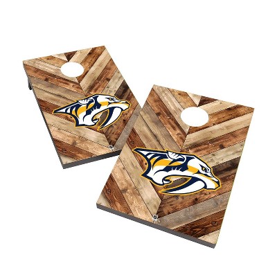 NHL Nashville Predators 2'x3' Cornhole Bag Toss Game Set