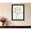 HomeRoots Floral Bouquet Black Framed Print Wall Art - 2 of 3