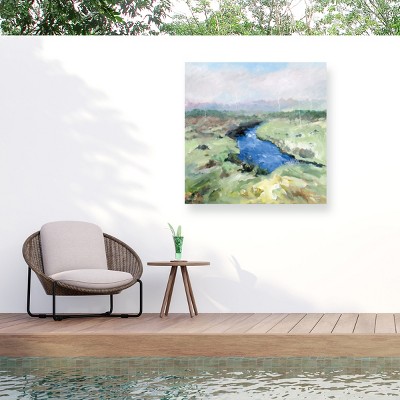 Trademark Fine Art - Meredith Howse Iris River Matted Framed Art