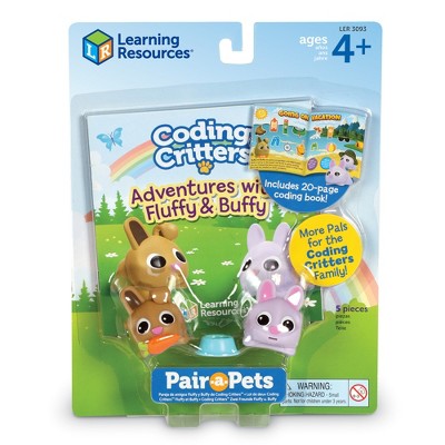 Coding Critters Pair-a-Pets Fluffy & Buffy STEM Adventure Set