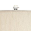 Possini Euro Design Modern Table Lamp with Dimmer 31" Tall Teal Blue Ceramic Beige Drum Shade for Bedroom Living Room Bedside Home - 3 of 4
