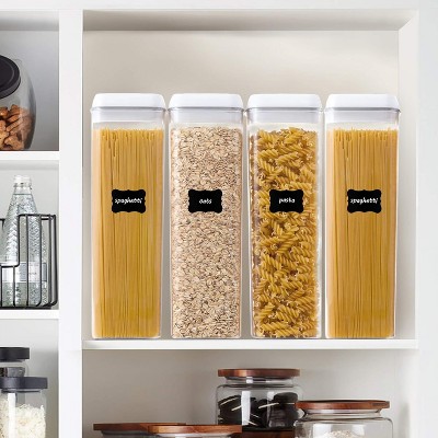 Vtopmart 4 PCS 1.8L Plastic Airtight Food Storage Containers with Easy Lock Lids, BPA Free, for Kitchen Pantry Organization and Storage — фото 2