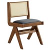 Modway  Thera Dining Side Chairs Set of 2 in Walnut Black - 4 of 4