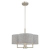 Livex Lighting Kalmar 4 - Light Chandelier in  Brushed Nickel - 4 of 4